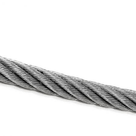 6×19-WSC — Elevator door machine rope, Pre-formed, galvanized, right-hand twist; fine specifications, good rust resistance, high fatigue life