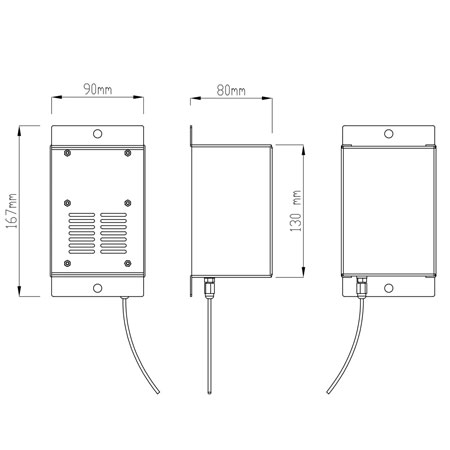 BGM Speaker, Specially designed for internal broadcast and background music in elevators.