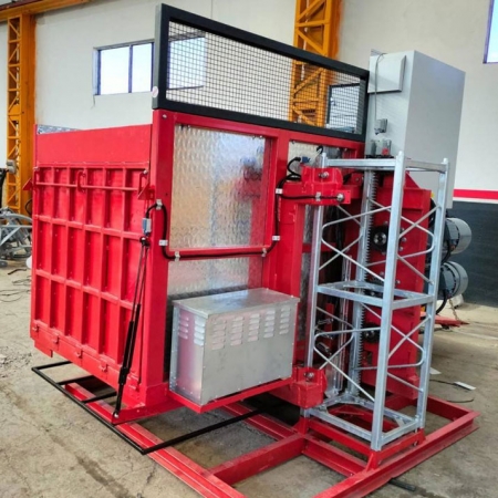 WRLIFT, 1500DH Personnel and Material Hoist Elevator (Open Cage), Maximum Height: 200 m, Capacity: 1500 kg, Speed: 26 m/dk