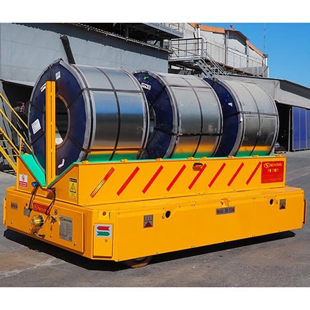 Trackless Sheet Metal Coil Transfer Carts