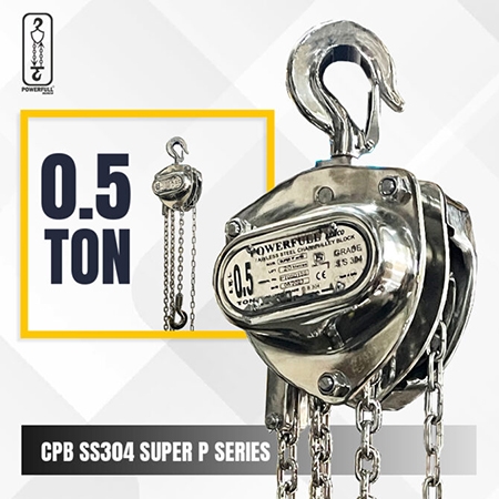 Stainless Steel Chain Pulley Block - Capacity 0.5 ton - 5 ton