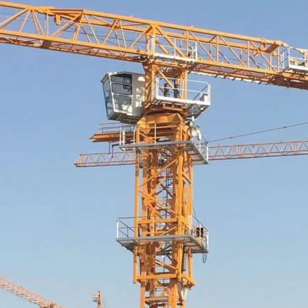Tower Crane, Max. Lifting Capacity 10 Tons, Max. Capacity At  Jib End 2 Tons, Jib Lenght	60 Meters, Free Standing Height 45 Meters