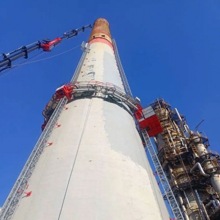 WRLIFT, Mast Climbing Work Platform, Max Height: 200 meters, Capacity: 1250 Kg (Single Column), 2500 Kg (Double Column), Speed: 8 m/min