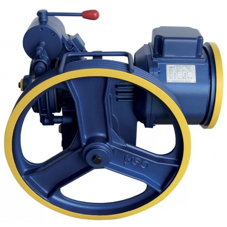 HW134VF CAMEL - Gearbox with flywheel on same side of motor, VVVF, duty load and speed up to 480kg – 1m/s