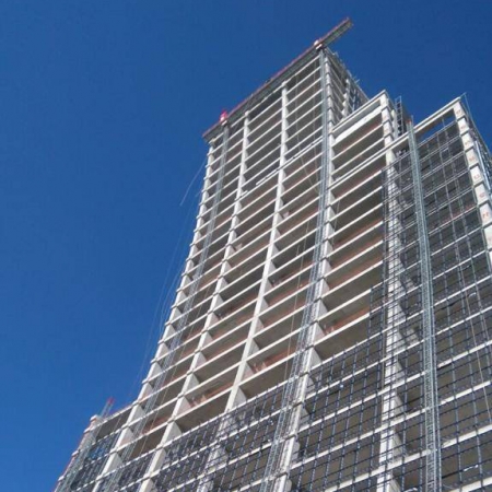 WRLIFT, Mast Climbing Work Platform, Max Height: 200 mt, Capacity: 1250 Kg (Single Column), 2500 Kg (Double Column) Speed: 8 m/min.