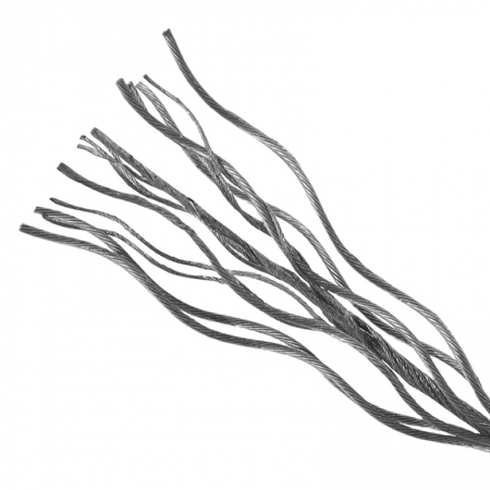 6×19-WSC — Elevator door machine rope, Pre-formed, galvanized, right-hand twist; fine specifications, good rust resistance, high fatigue life