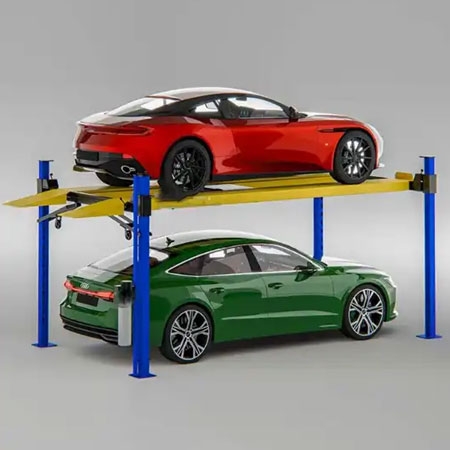 Hydraulic 4-Post Parking Lifts for Garage