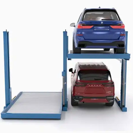 Heavy-Duty Two Post Hydraulic Car Parking Lift System, Max Lift Height  2100 mm, Lifting Capacity  2-3 ton