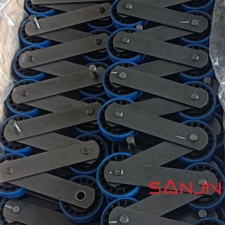 SANJIN Escalator Step chain, Pitch 133.33, Wheel 70/76*25*6204