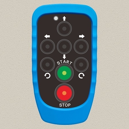 V126 Radio Control Winch Control 6 function keys wireless remote, Operating Range 50-80m