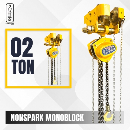 Trolley Mounted Chain Pulley Block, Available up to 50 Ton Capacity