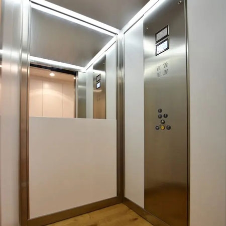 Residential Jewel Lift, 100% Italian made and crafted, Faster Speed at 0.60m/s, Guaranteed 630kg Load Rating