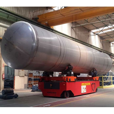 Front Steering Transfer Carts, Loading capacity up to 500 tons