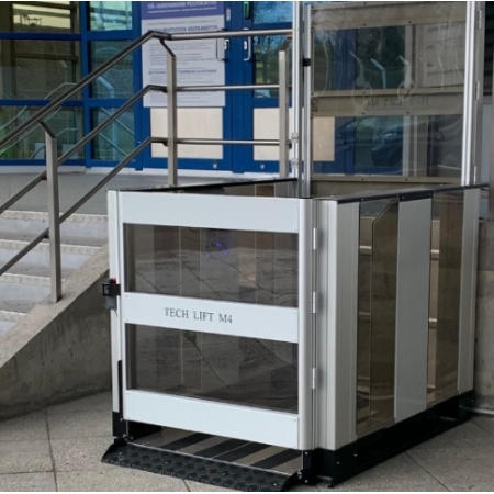 Tech Lift M4 - Improved Accessibility, Vertical Platform Lift, Lifting Capacity 400kg, Maximum Height 1.5m