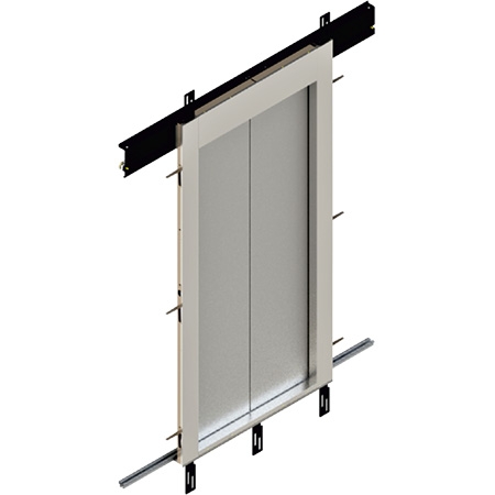 Automatic 2 Panel Central Opening Door