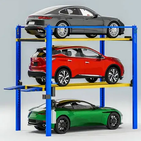 3-level vertical Hydraulic parking system