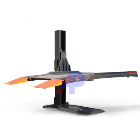 Single post parking lift, One cylinder and one post design, Electrical or PLC control, hydraulic drive, Multiple locking position