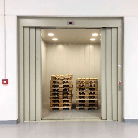 Goods Lifts, load capacities of up to 10,000 kg