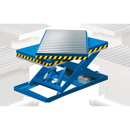 ELS with single scissors, loads from 500 kg to 10,000 kg