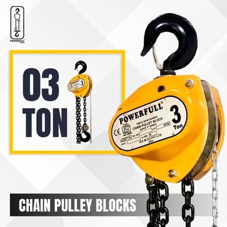 Top-Notch Light & Compact Chain Pulley Blocks, Capacity  0.5ton to 50 Ton