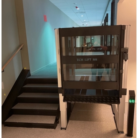 Tech Lift M4 - Improved Accessibility, Vertical Platform Lift, Lifting Capacity 400kg, Maximum Height 1.5m