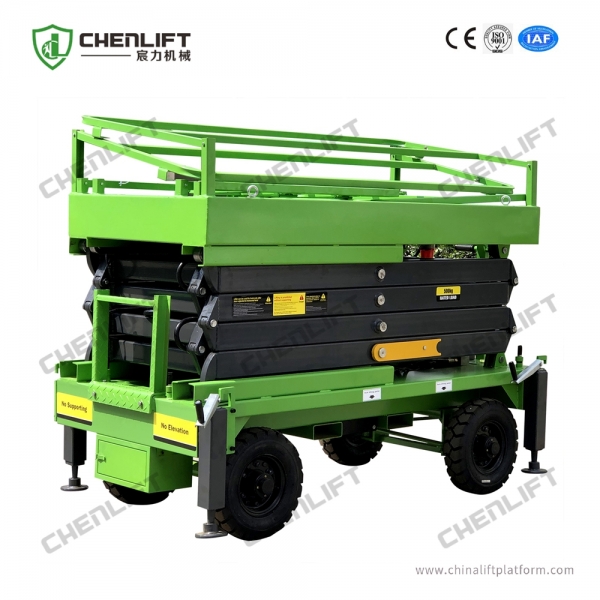 Manual Pushing Mobile Scissor Lift - MK600