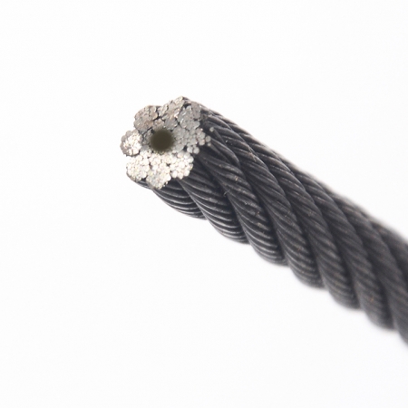 8×19W-CSC — 8-strand semi-steel core elevator traction rope