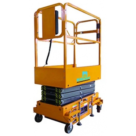 NKMSL39Z, Mini Mobile Scissor Lift, Capacity 240 Kg, Height 5900 MM, DC12V, Platform Height 3900 MM