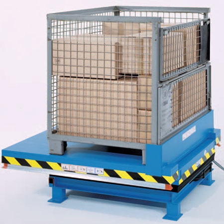 Lift an tilt table HKT 1500, Tilting heavy loads,  it suitable for heavyduty containers with a weight of 1500 kg