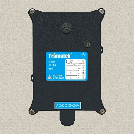 V124 Radio Control Winch Control 4 function keys wireless remote, Operating Range 50-80m