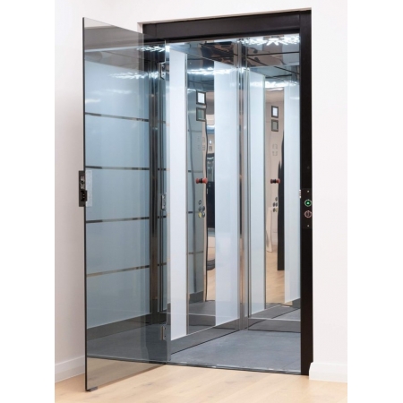 Residential Sovereign lift, Guaranteed 300kg Load Rating, Full Height Control Operating Panel - Sleek Button Integration Design