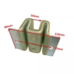 Elevator Counterweight Guide Shoe Length 110mm Width 80mm Groove Width 10mm