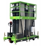 Pushing Around Vertical Mast Lift - ME1200-3