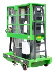 Pushing Around Vertical Mast Lift - MT1000-2