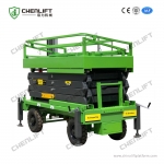 Manual Pushing Mobile Scissor Lift - MK1200