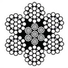 6x19 Filler 6x(1+6+6d+12) C.O/IWR Multiple Wire Ropes