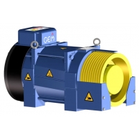 GLS34 - Gearless for 8-10 passengers lifts, 2/1 - Speed up to 1,6m/s