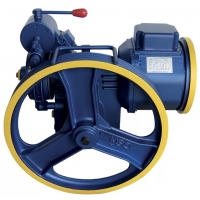 HW134VF CAMEL - Gearbox with flywheel on same side of motor, VVVF, duty load and speed up to 480kg – 1m/s