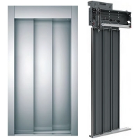 Telescopic 3 Panel Cabin Door