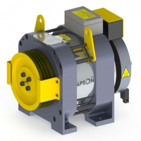 ES408-100 (AC380V – Ø200 mm) Elevator Traction Machine Capacity  408 kg, Speed 1.00 m/s, Rated Voltage AC380V, Sheave Diameter Ø200 mm