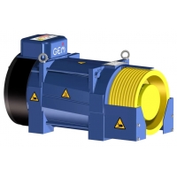 GLS40 - Gearless for lifts up to 800-1.000kg, 2/1, speed up to 1,6m/s.