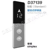 D37139 Surface Mounted Hairline St.st. Faceplate LOP