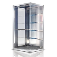 Square Stainless Steel Passenger Elevator Cabin - GNTK 05