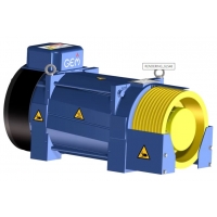 GLS48 - Gearless for duty load 1.000kg, 2/1, speed up to 1,6m/s.