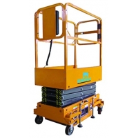 NKMSL39Z, Mini Mobile Scissor Lift, Capacity 240 Kg, Height 5900 MM, DC12V, Platform Height 3900 MM