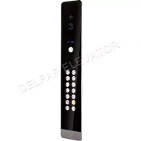 Acrylic plexiglass faceplate dot matrix display in blue COP