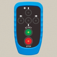 V124 Radio Control Winch Control 4 function keys wireless remote, Operating Range 50-80m