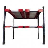 PJS402, Four post parking lift for 6 cars, Lifting weight  4000 kg ( 2 sedans / platform)